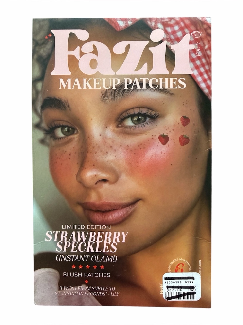 Fazit Makeup Patches - Limited Edition Strawberry Speckles- Blush Patches- NWT